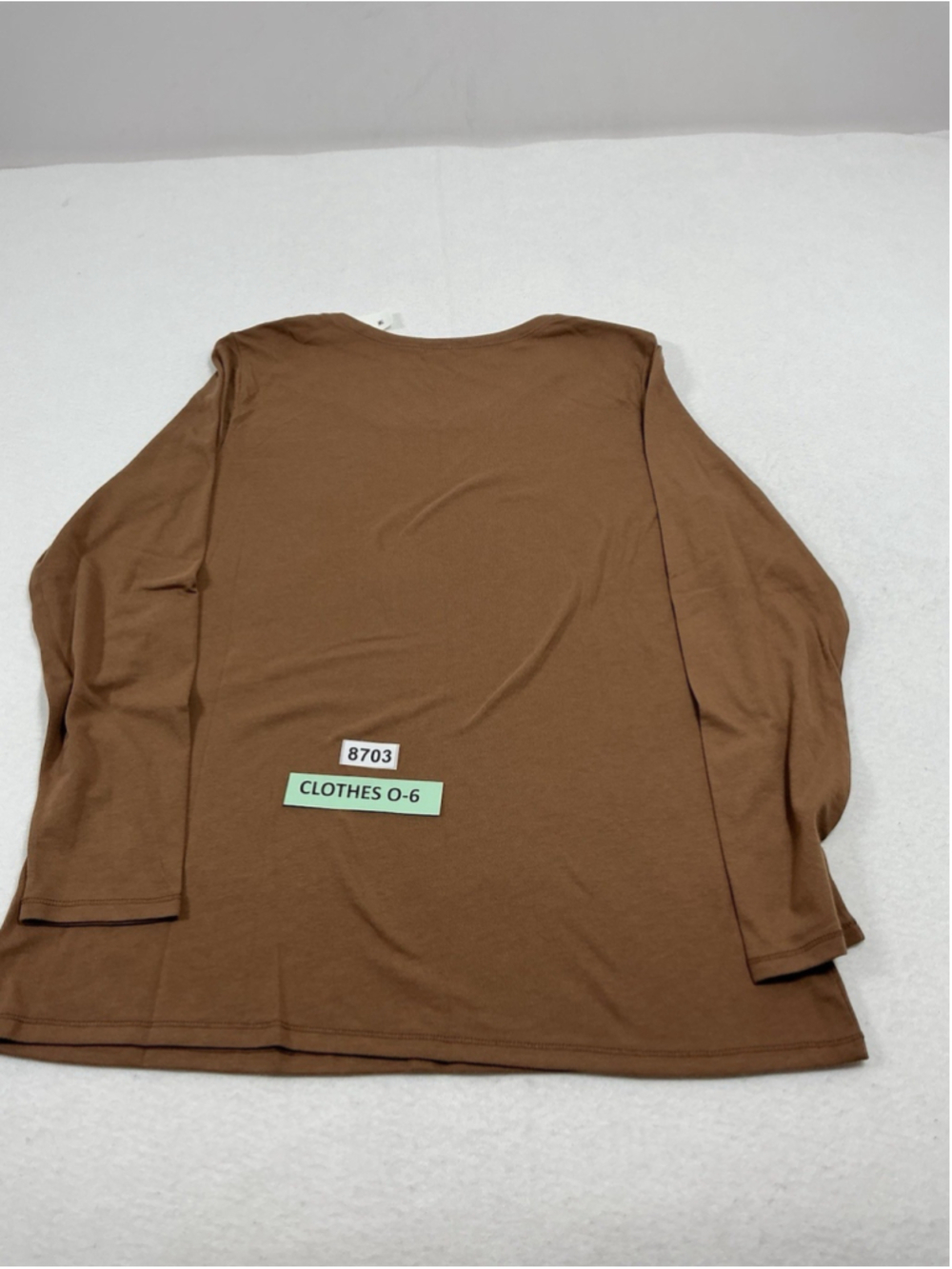 Womans NWT NOBO T Shirt Long Sleeve Pullover XXXL Brown - Picture 2 of 8